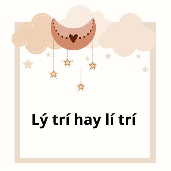 Lý trí hay lí trí